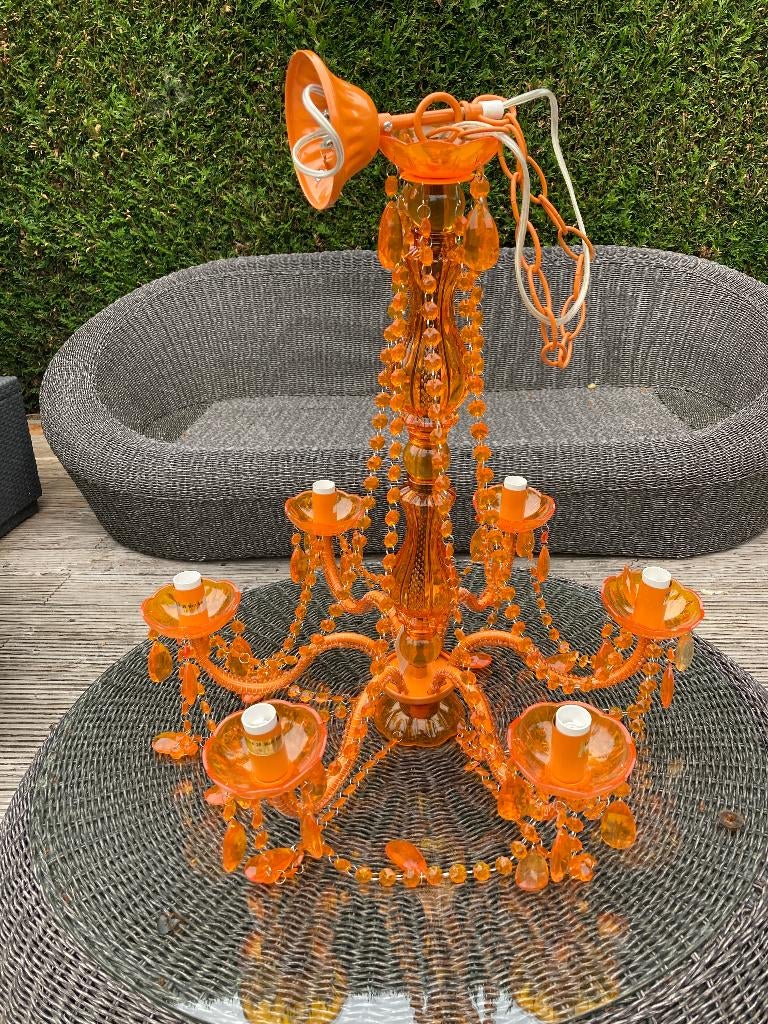 Lustre à pampilles, Enlèvement ou Envoi, Neuf, Verre