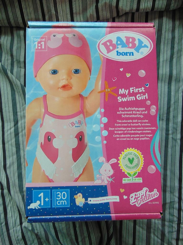 BABY born My First Swim Girl(30 cm) Nieuw in de doos., Kinderen en Baby's, Ophalen of Verzenden, Nieuw, Babypop