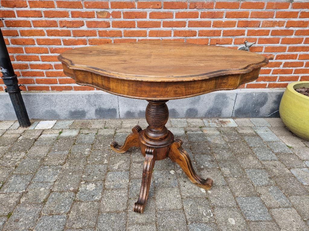 19e Eeuws Viooltafel in Kersenhout, Ophalen of Verzenden