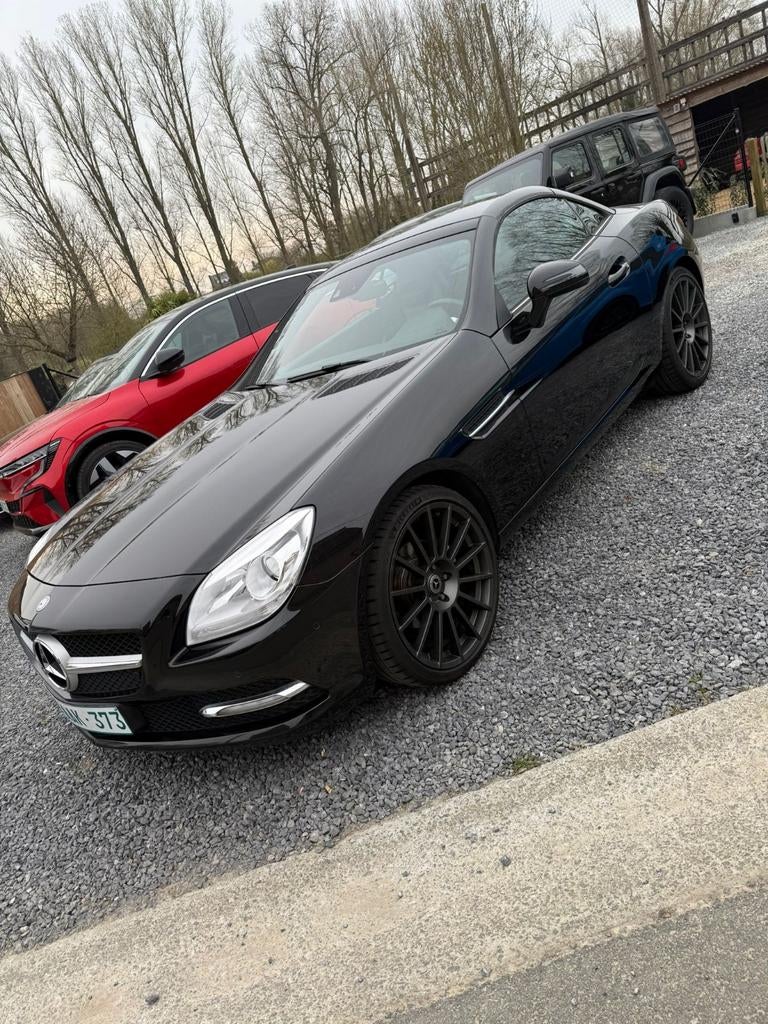 Mercedes-Benz slk 200 2012 114250km reeds blanco gvv!!!, Euro 5, Achterwielaandrijving, 4 cilinders, Cabriolet