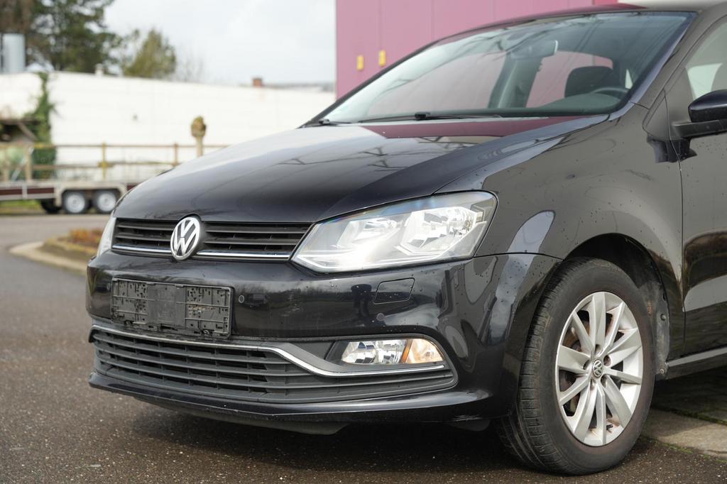 Volkswagen Polo 1.0i Comfortline BlueMotion Tech, Auto's, Euro 6, Zwart, Bedrijf, Handgeschakeld