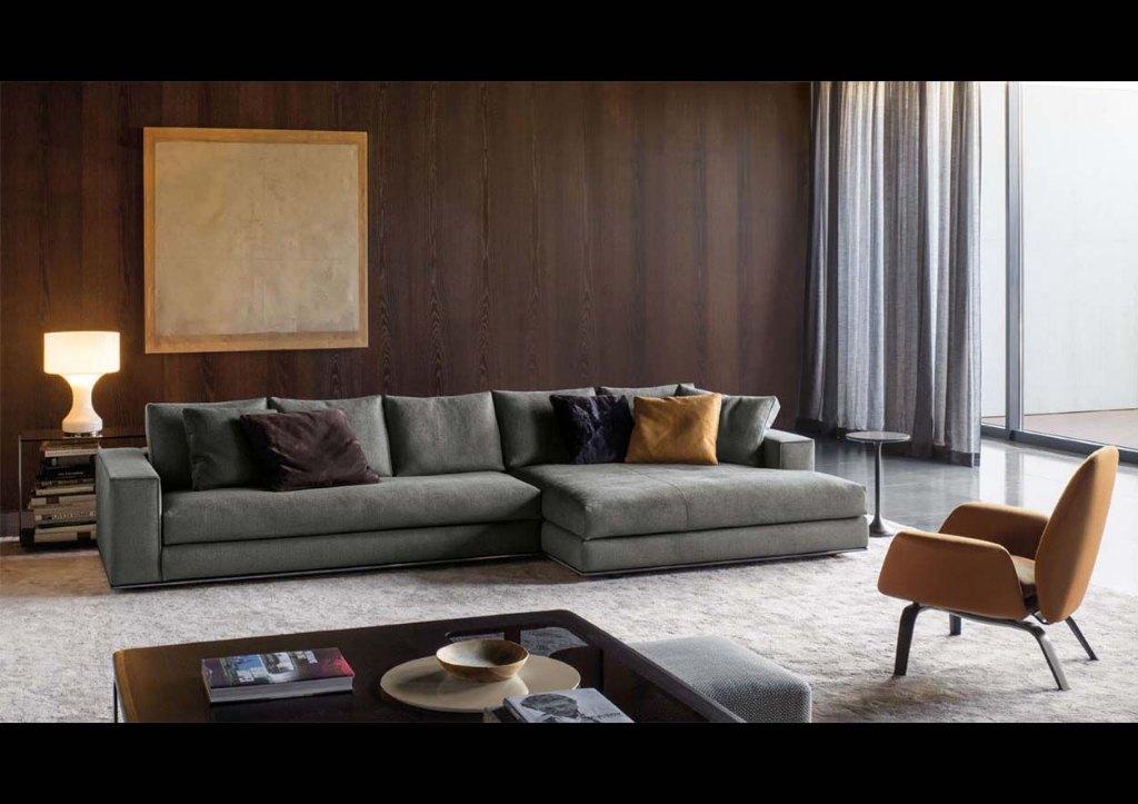 RECHERCHE: Minotti Hamilton — Achat immédiat, Maison & Meubles, Enlèvement ou Envoi, Banc d'angle, Bankstel Bank Zetels Sofa Hoekbank Design bank