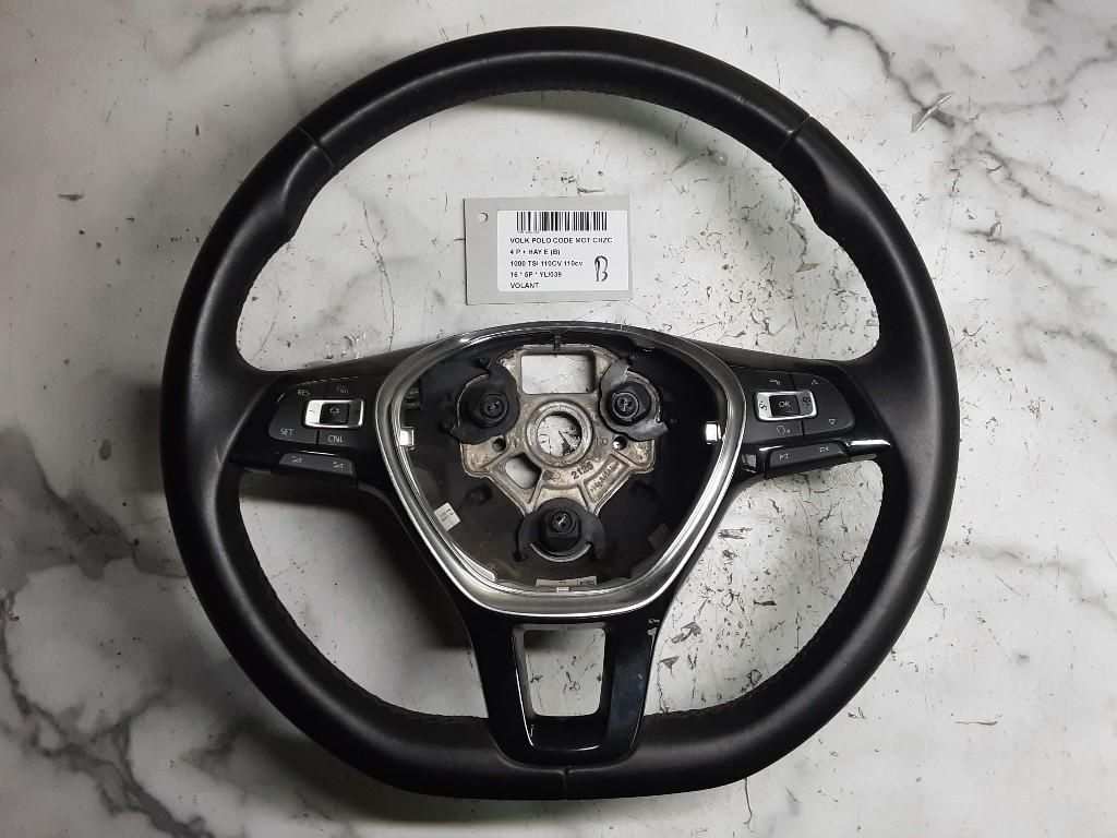 VOLANT DIRECTION Volkswagen Polo V (6R) (6C0419091G), Volkswagen, Mevr. I. Hauben, Utilisé, Rue de l'Espoir 34 34
4030  GRIVEGNÉE, BE