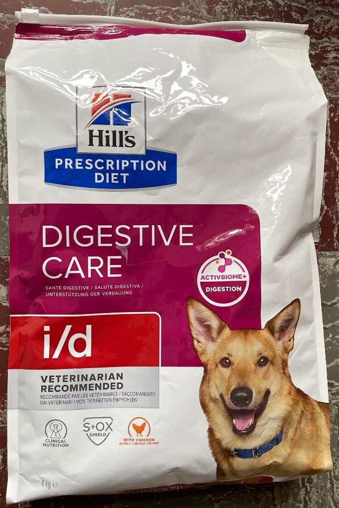 4kg Hill's Prescription Diet Digestive Care I/D dog, 07/2027, Dieren en Toebehoren, Ophalen of Verzenden, Hond