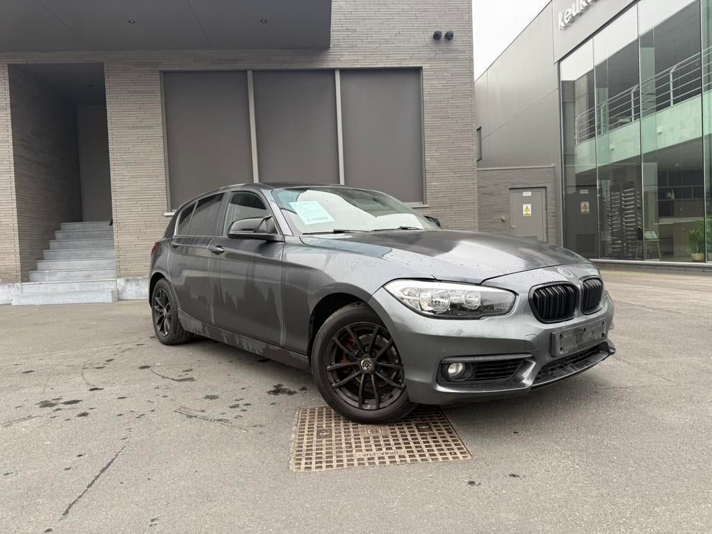Bmw 116i/2018/160.000km/1.5benzine/80kw/euro6b, 4 deurs, Euro 6, Bedrijf, Grijs