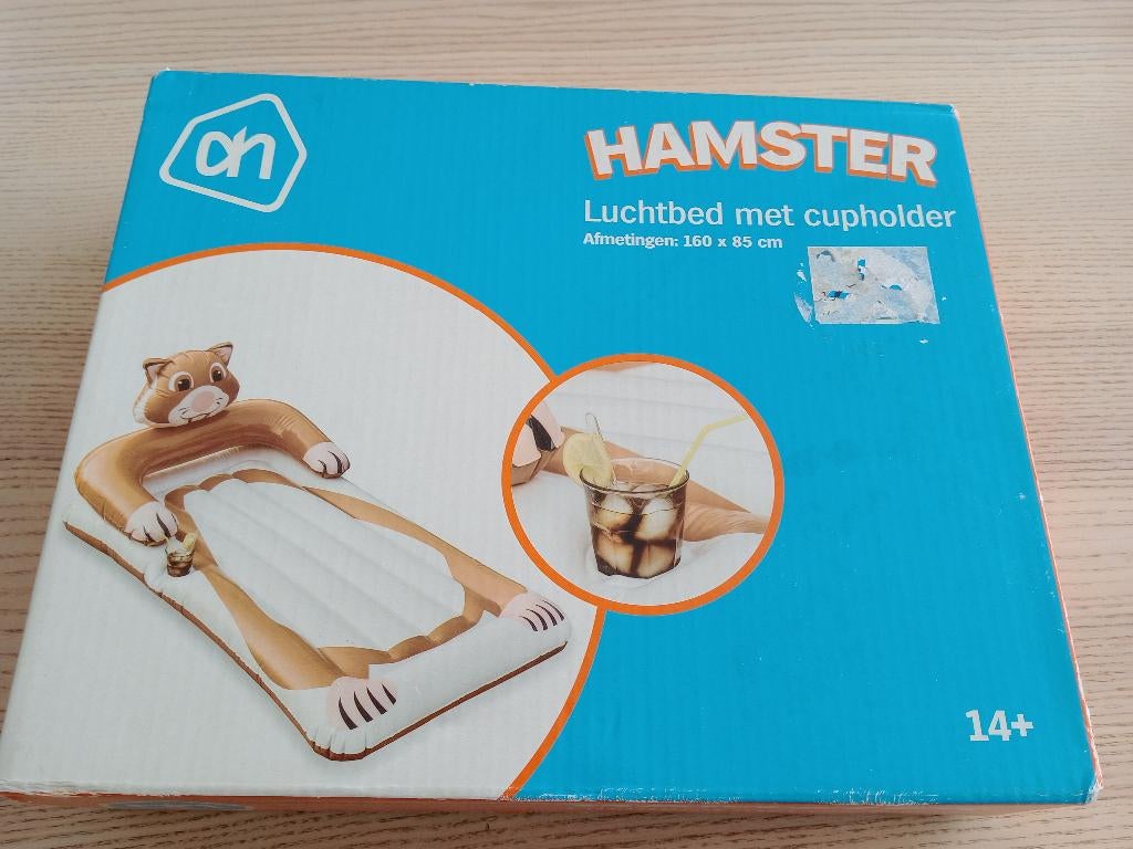 Luchtbed met cupholder, Kinderen en Baby's, Speelgoed | Buiten | Opblaasfiguren, Ophalen, Nieuw
