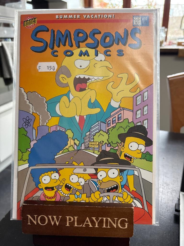 Simpsons Comics #10 – Bongo Comics – 1995 – Zeer goede staat, Eén comic, Amerika, Ophalen of Verzenden, Zo goed als nieuw