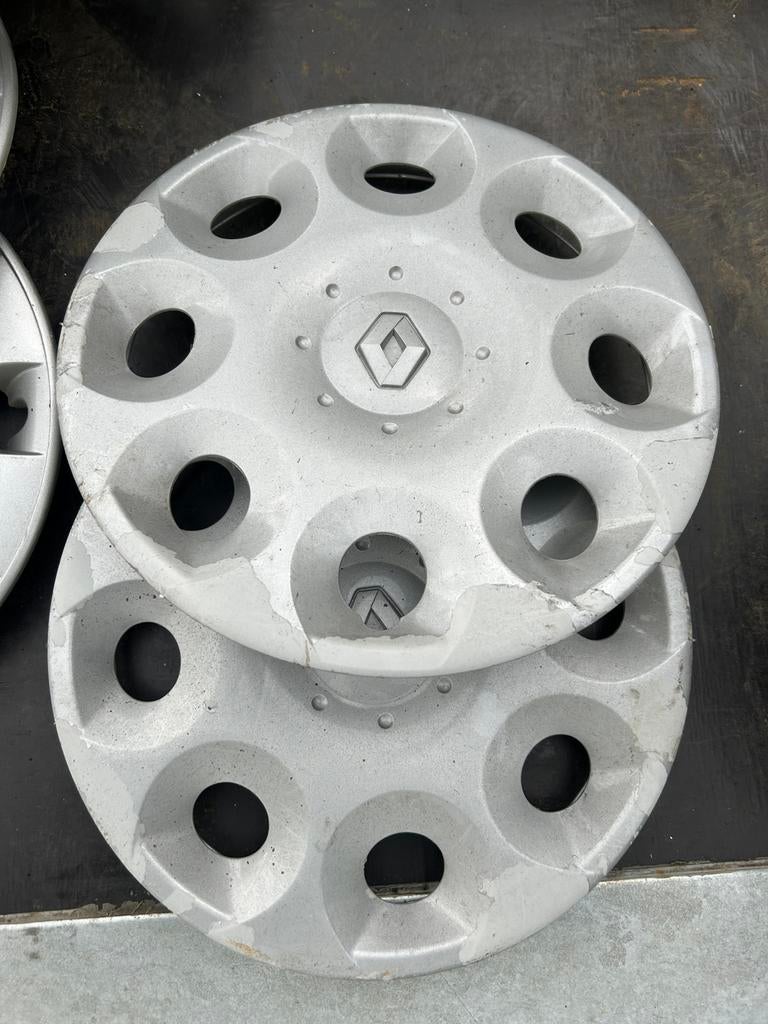 2 enjoliveurs d’origine Renault clio twingo Mégane 14",, Autos : Divers, Enjoliveurs, Enlèvement ou Envoi, Utilisé