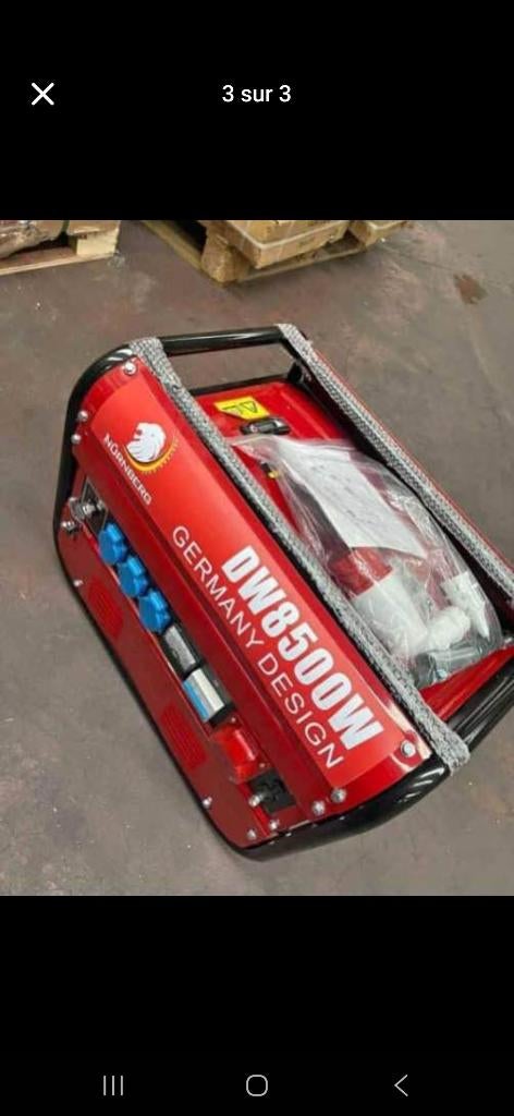 Groupe electrogene DW8500WE neuf, Bricolage & Construction, Enlèvement ou Envoi, Neuf, 30 kVA ou plus