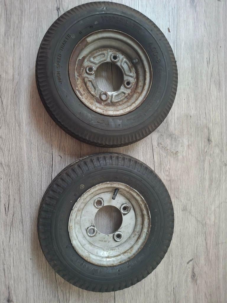 Kleine wielen aanhangwagen, Ophalen, Gebruikt