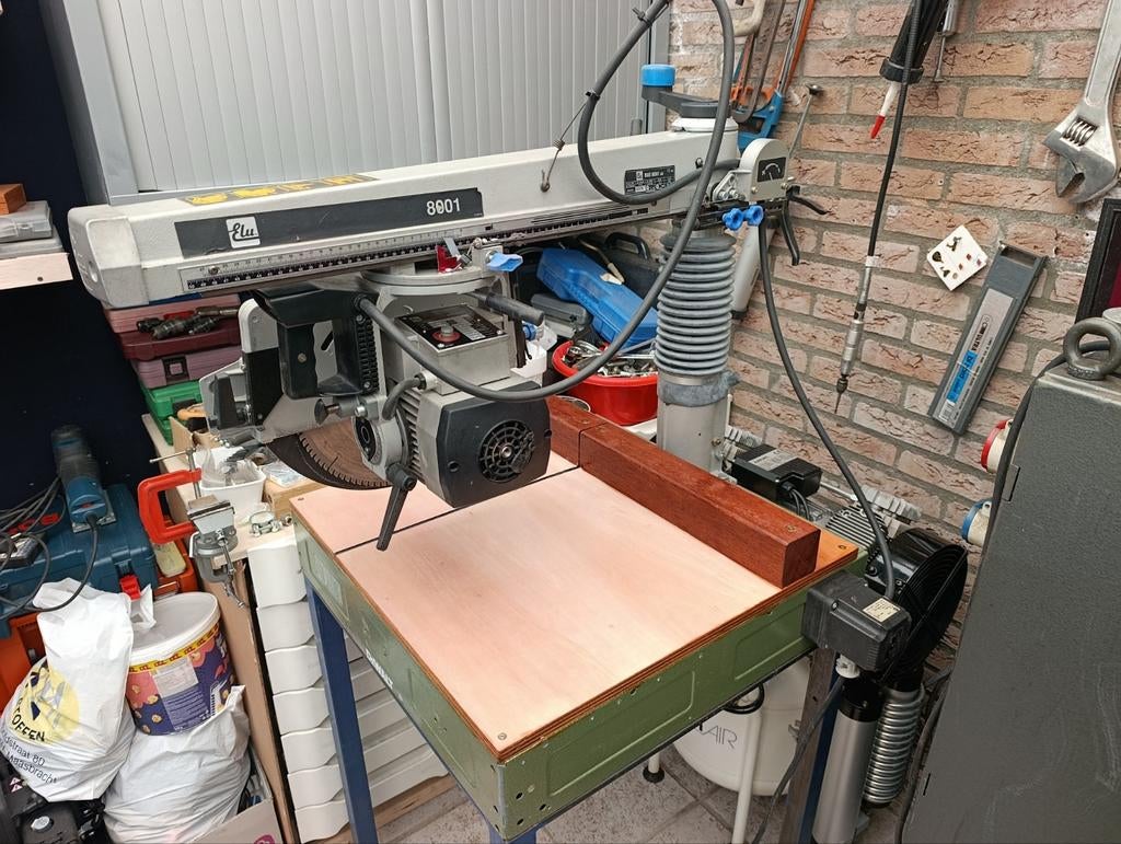 Afkortzaag, Ophalen, Afkortzaag