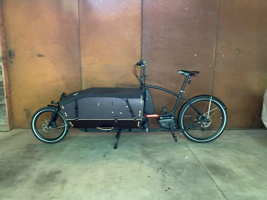 Douze Cycle bakfiets, Fietsen en Brommers, Zo goed als nieuw, 2 kinderen, Huif, Ophalen