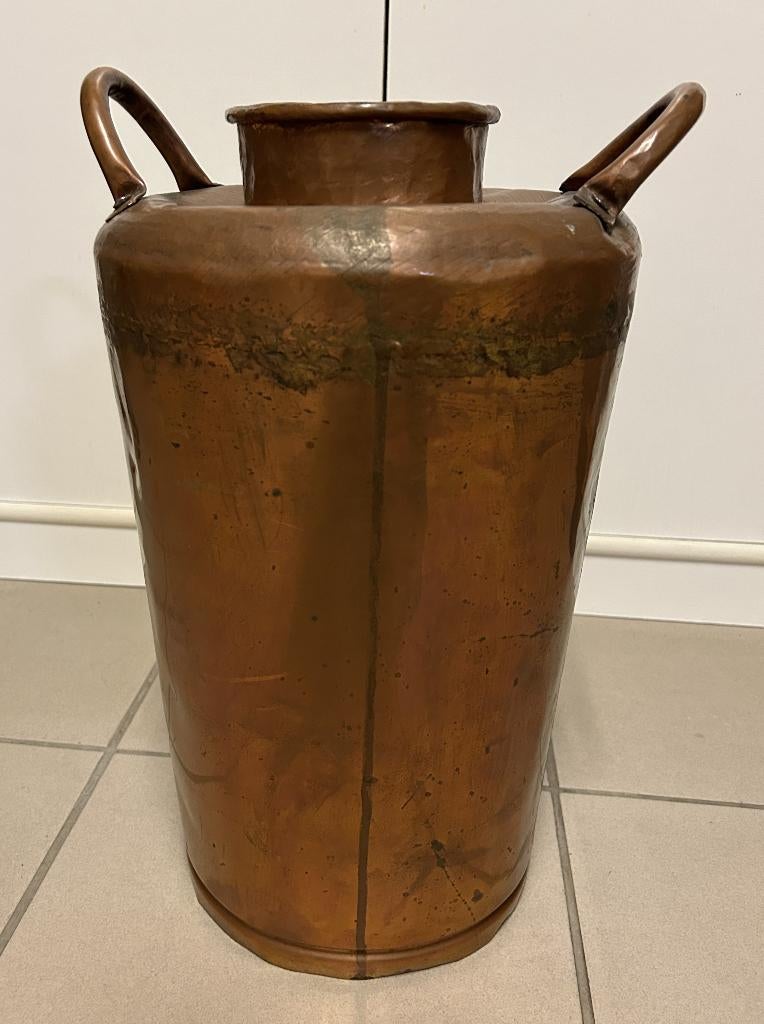 Cruche en cuivre rouge - 42 cm, Enlèvement ou Envoi, Cuivre