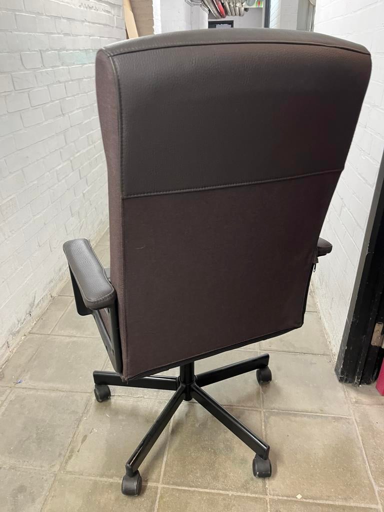 Fauteuil bureau brun, Enlèvement, Comme neuf, Brun