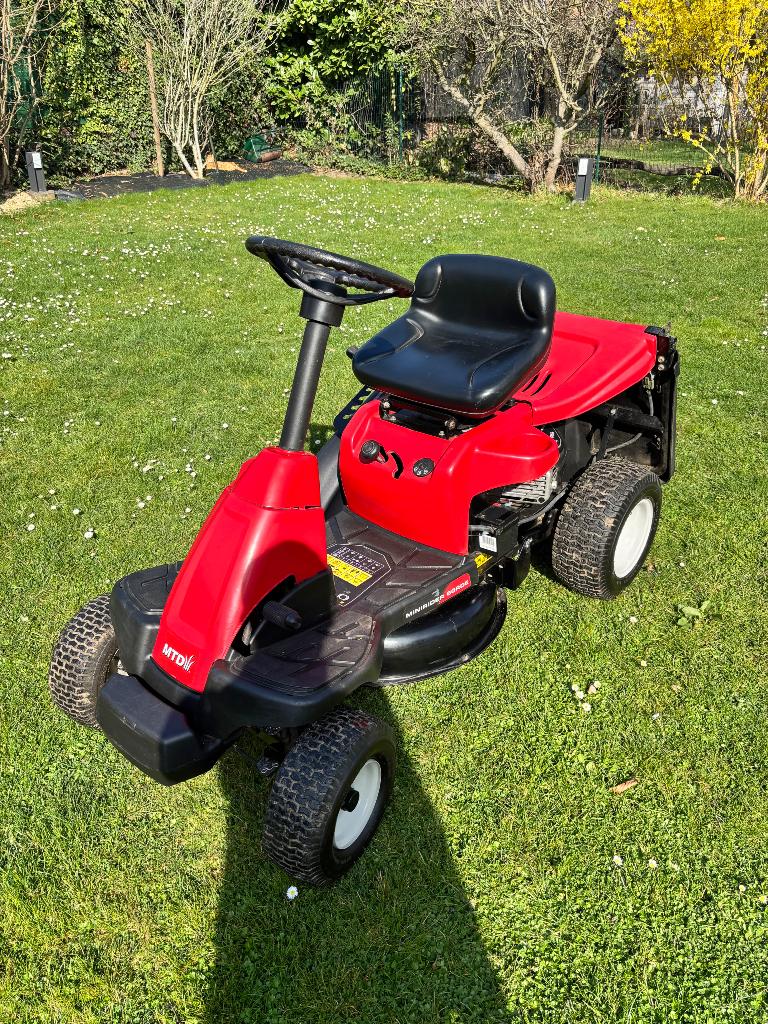 Tondeuse tracteur MTD, Enlèvement, Utilisé, Moins de 90 cm, Démarrage électrique