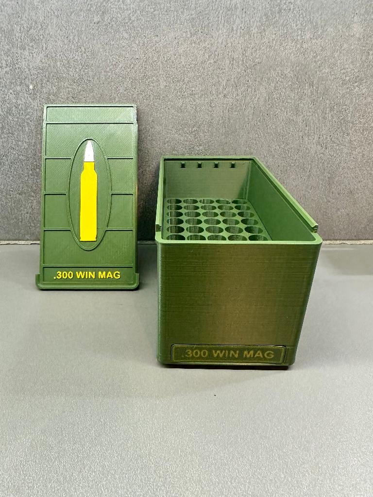 Boîte de rangement .300 win - Fait main - vert, Ophalen of Verzenden, Nieuw