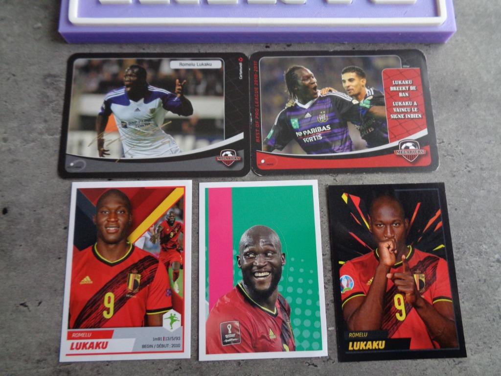 AUTOCOLLANTS DE FOOTBALL PANINI CARREFOUR ROMELU LUKAKU 5X, Hobby & Loisirs créatifs, Autocollants & Images, Enlèvement ou Envoi