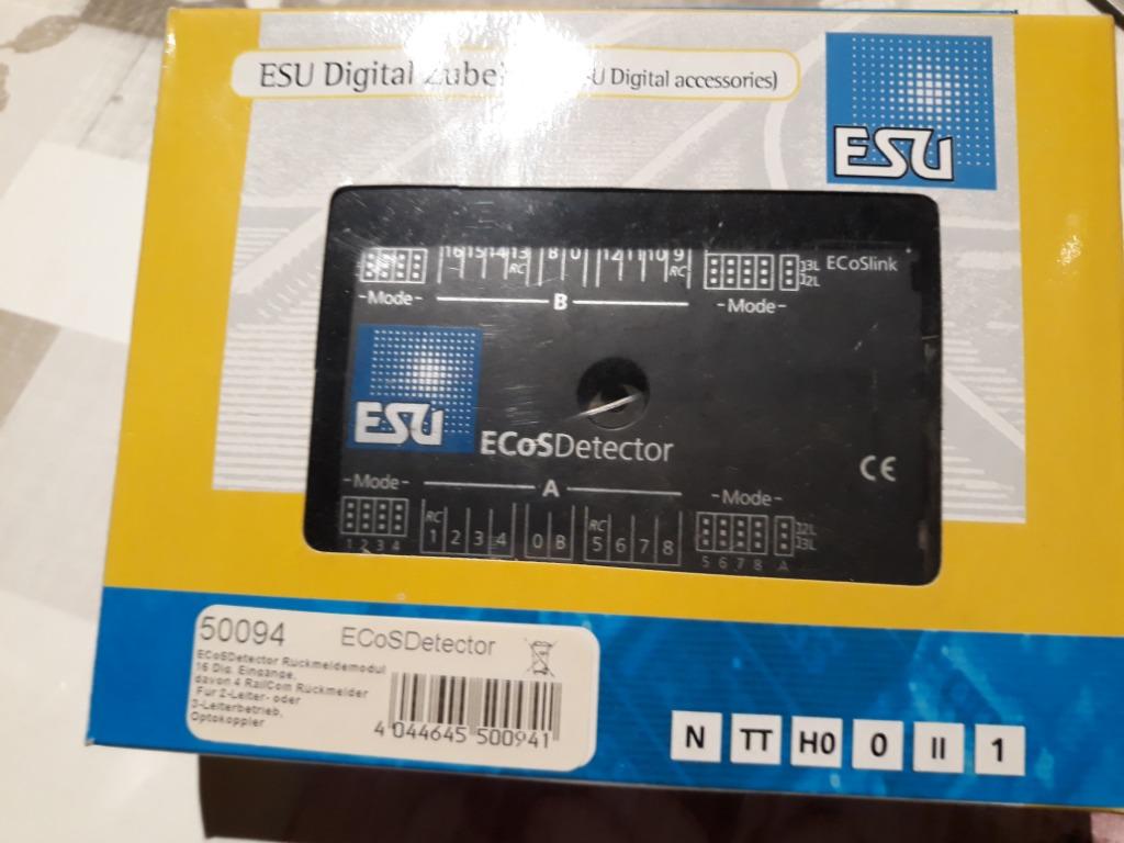 ESU Ecos-detector Feedback-decoder, Overige merken, Gebruikt, Gelijkstroom of Wisselstroom, Overige typen