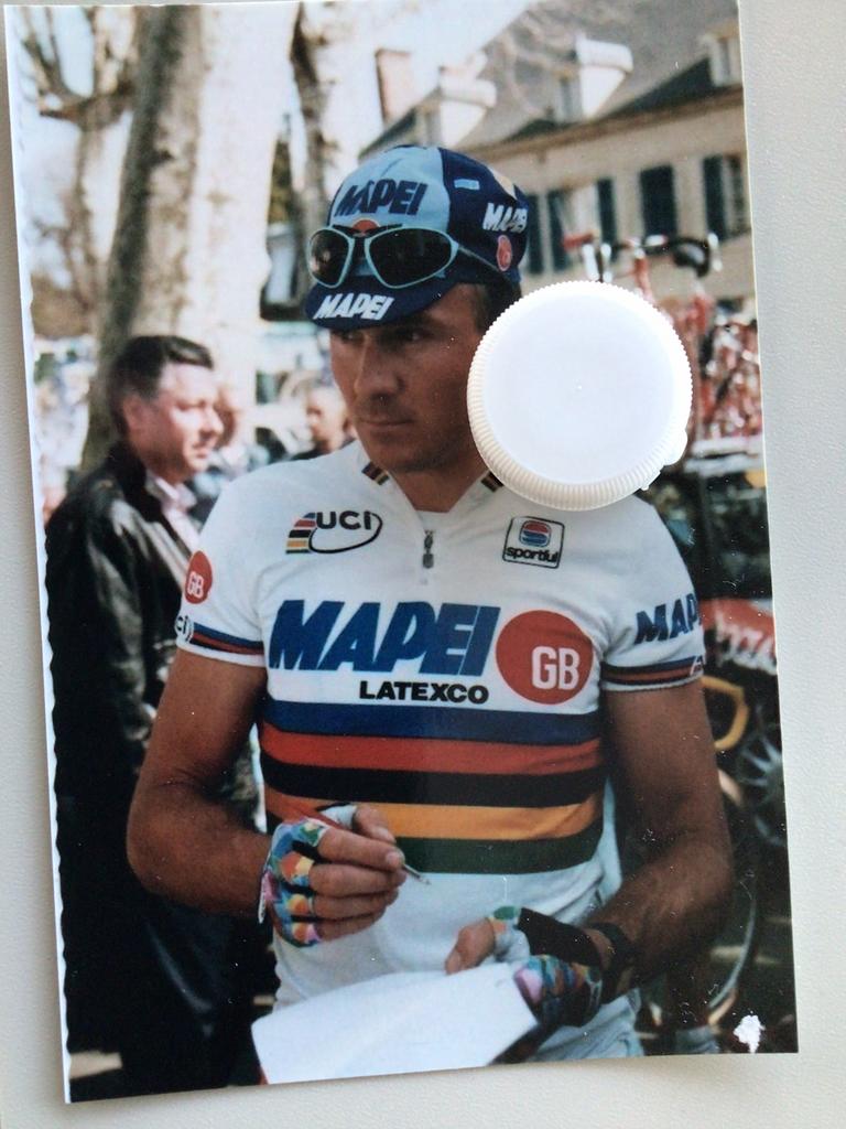 Wielerfoto wk 1997 team mapei  johan museeuw, Envoi