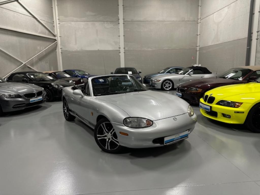 Mazda MX-5 1.8i 16v NB | 16" velgen | Garantie | Windscherm, Autos, Mazda, Euro 2, Argent ou Gris, Achat, Entreprise