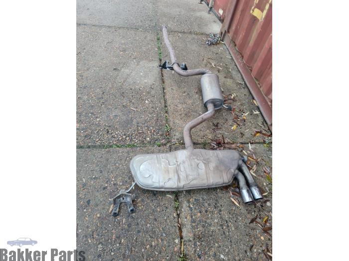 Uitlaat Midden + Einddemper van een Volkswagen Golf, Gebruikt, -, Volkswagen, -