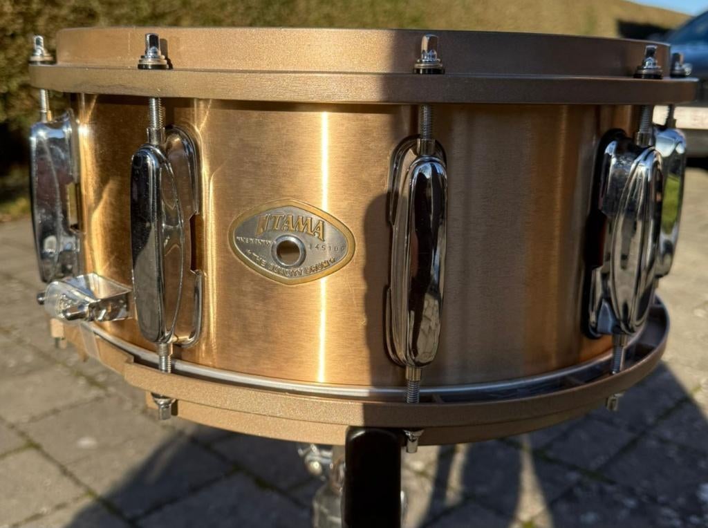 Tama bell brass late 90s snare, Muziek en Instrumenten, Drumstellen en Slagwerk, Ophalen, Gebruikt, Tama