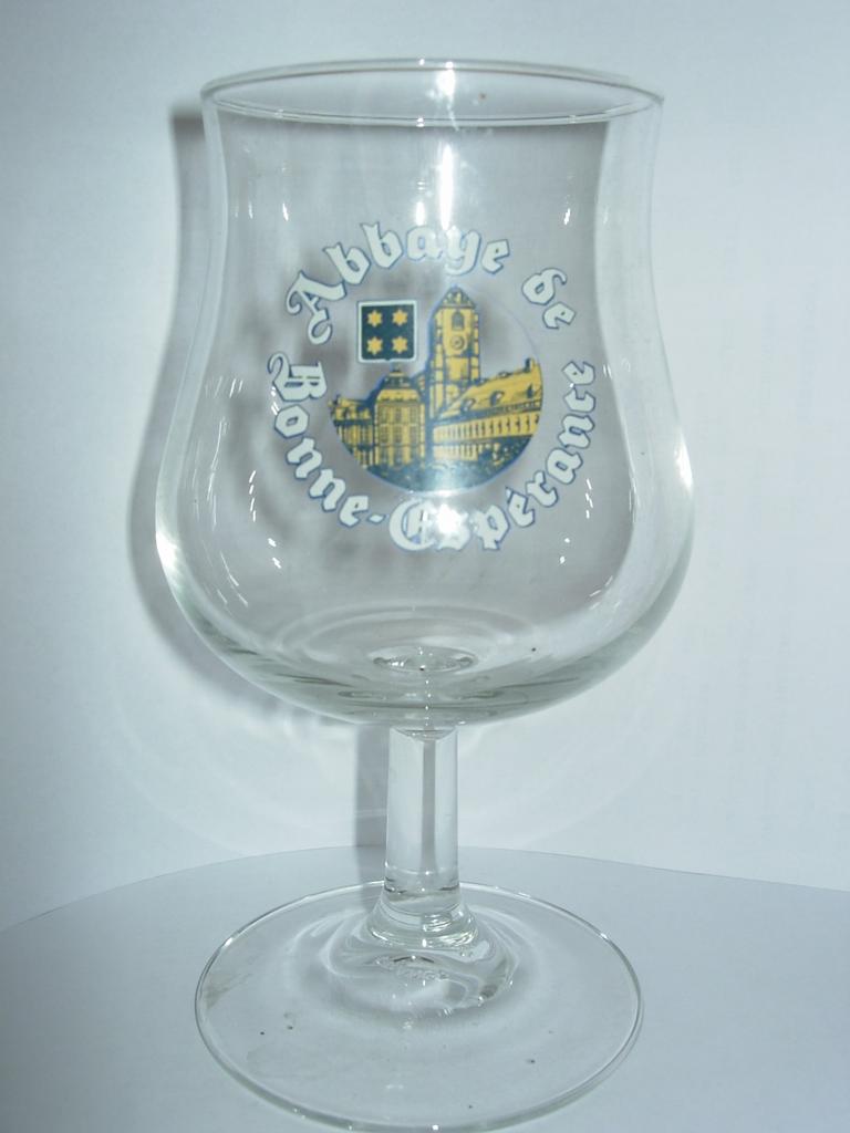 Verre à bière Abbaye de Bonne-Esperance, Collections, Enlèvement ou Envoi, Utilisé, Verre ou Verres
