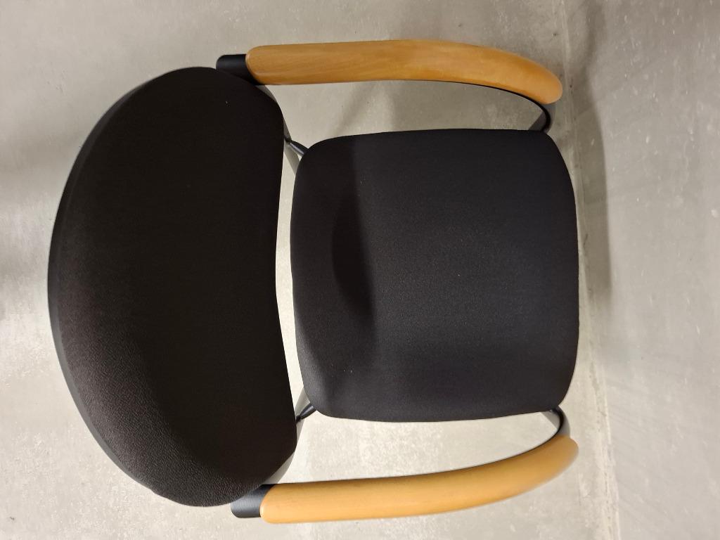 6 Leuke stevige tijdloze (kantine-) stoelen, Receptie of Entree, Ophalen, Gebruikt, Stoel