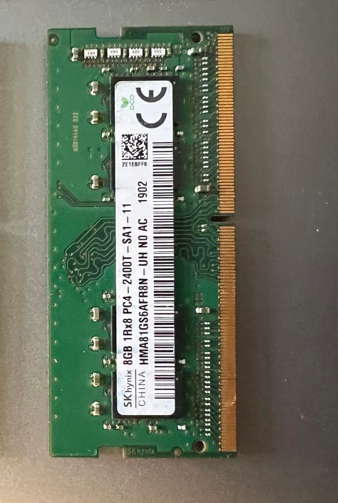 8Gb ddr4 laptop geheugen, Enlèvement ou Envoi, Comme neuf, DDR4, Laptop