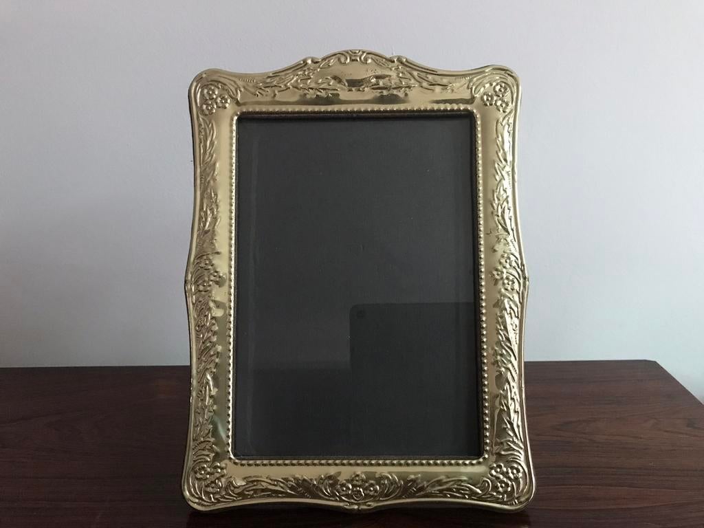 Lijst kader goudkleurig “ barok “ met glas, Huis en Inrichting, Ophalen of Verzenden, Zo goed als nieuw