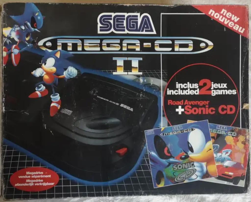 Mega cd pack Sonic, Consoles de jeu & Jeux vidéo, Enlèvement ou Envoi, Utilisé, Avec 1 manette, Autres modèles