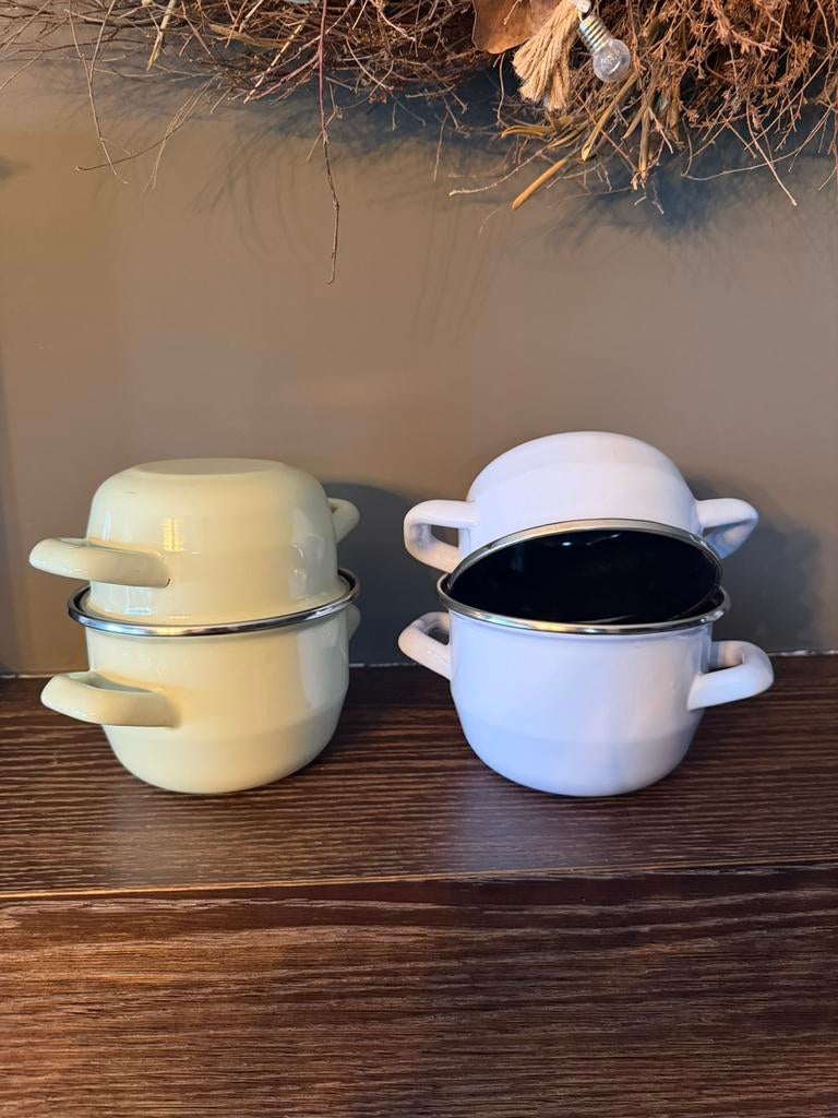 Mini mossel ketels, Enlèvement, Comme neuf, Bleu