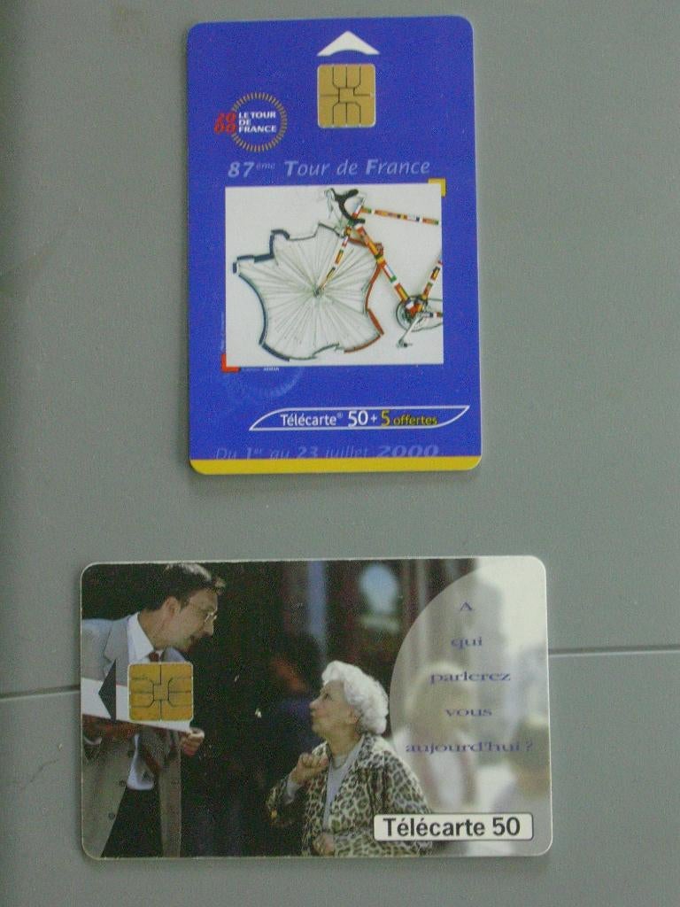 Lot : 2 cartes France Telecom - années 2000 1998, Ophalen of Verzenden