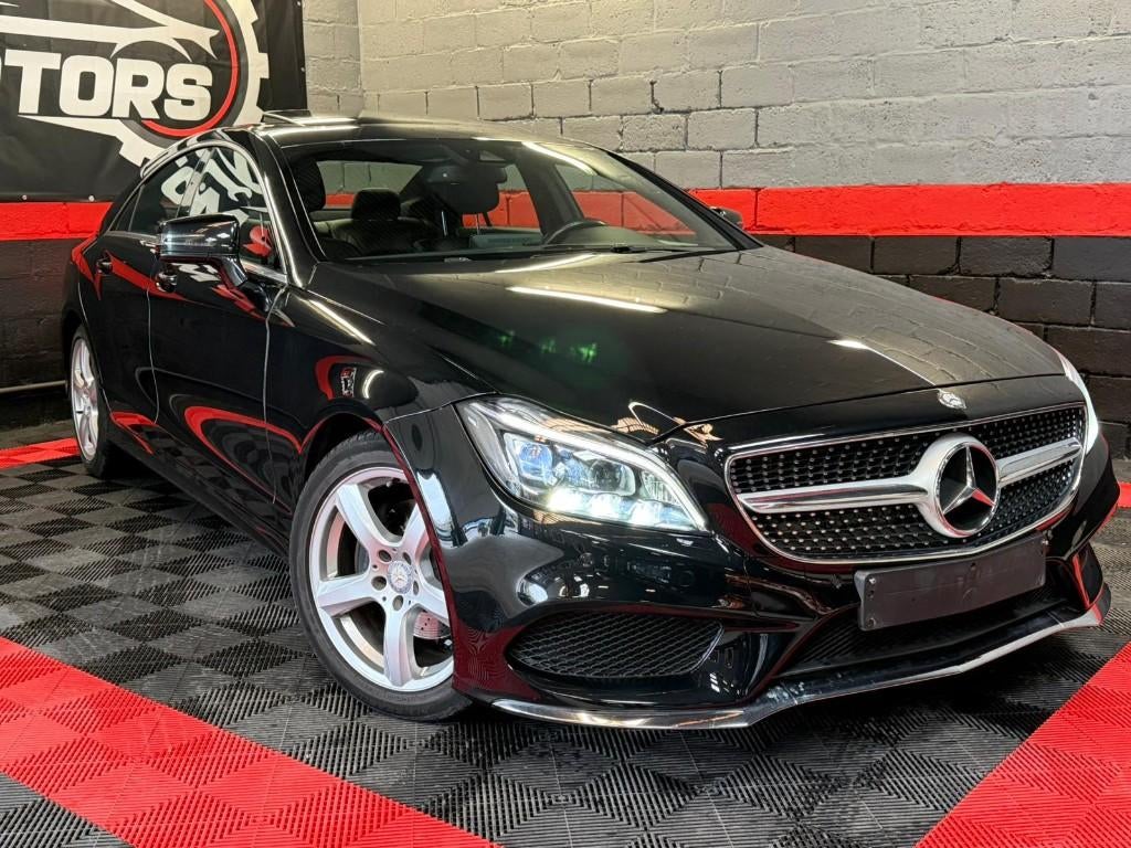 ** Mercedes CLS 220D // full options AMG**, Autos, Cuir, Achat, Entreprise, Noir