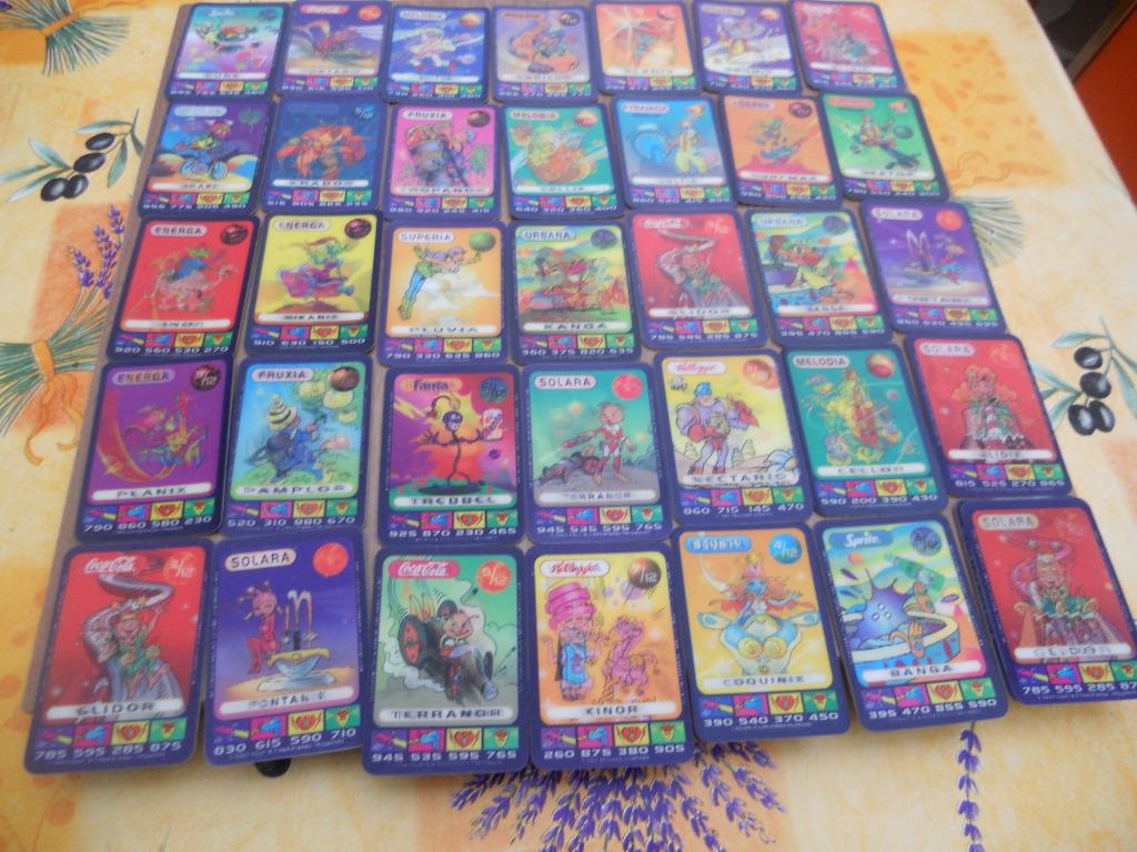 Set Spacix-kaarten  (36), Ophalen of Verzenden, Gebruikt, Overige onderwerpen, Prent