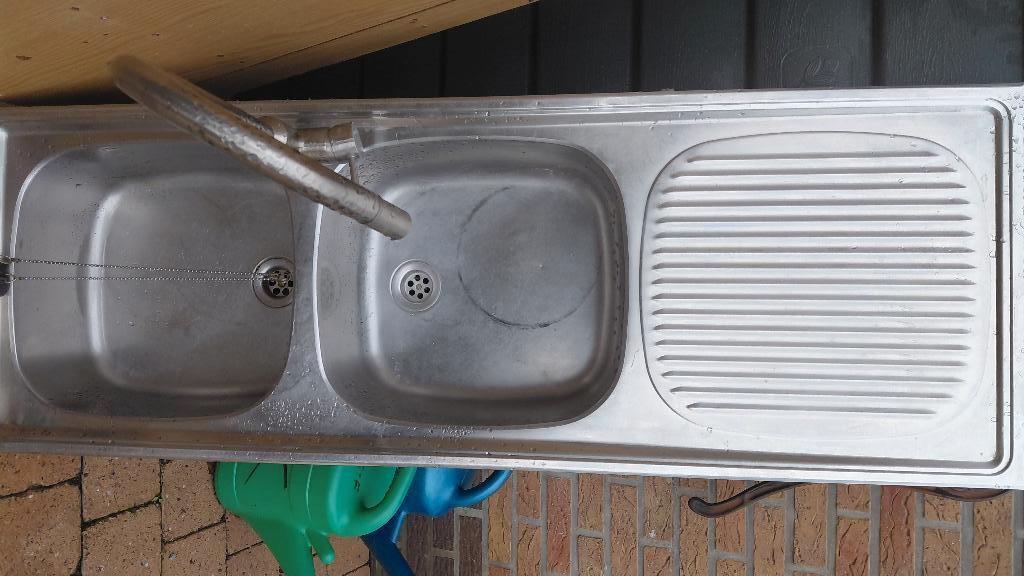 Keuken wasbak, Ophalen, Gebruikt, 100 tot 150 cm, Minder dan 100 cm