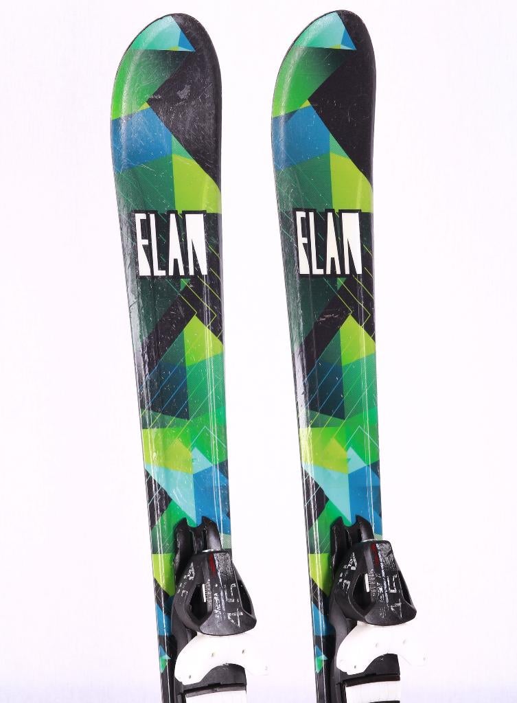 120 kinder ski's ELAN RACE PRO, green/black + Elan 4.5, Sport en Fitness, Gebruikt, 100 tot 140 cm, Ophalen of Verzenden, Carve