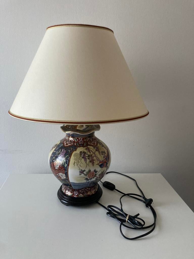 Kunst,, Porseleinen decoratieve japanse lamp, Ophalen, Zo goed als nieuw