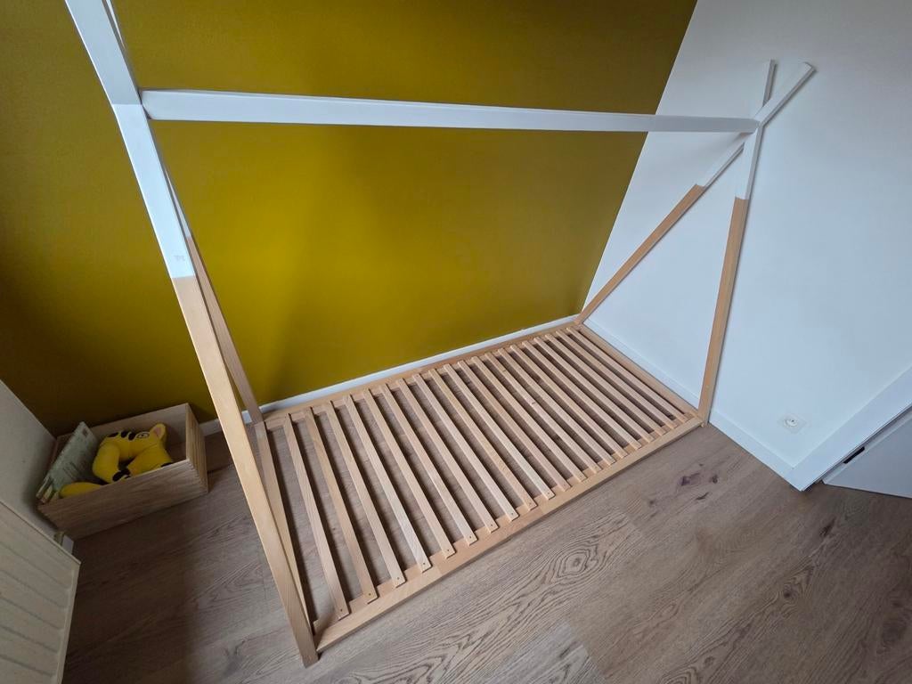 Childwood tipi bed 90x200 met lattenbodem, Kinderen en Baby's, Ophalen, Lattenbodem