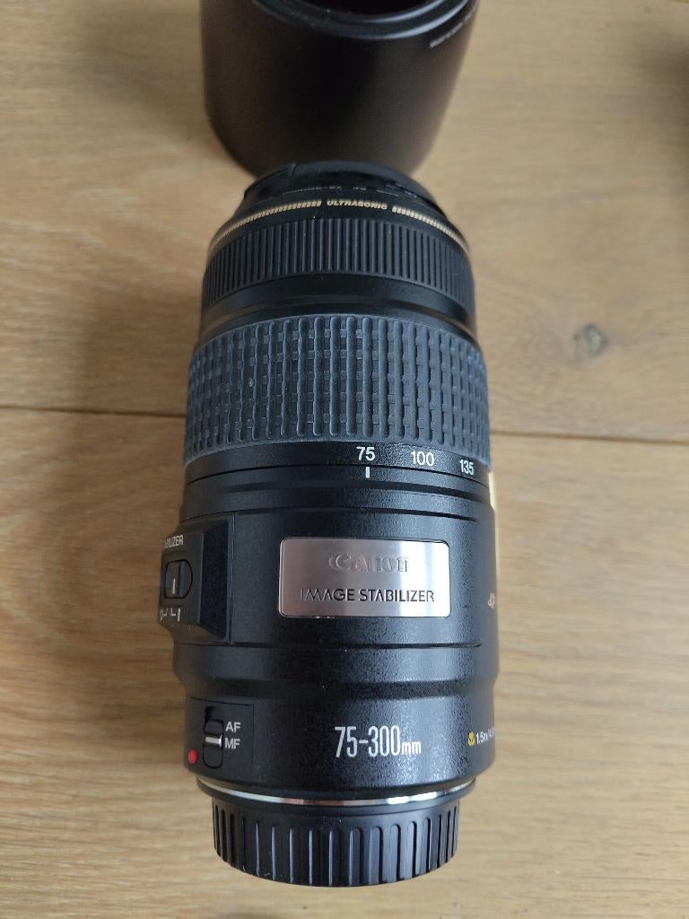 Canon EF75-300 lens stabilizer, Ophalen of Verzenden, Zo goed als nieuw, Telelens, Zoom