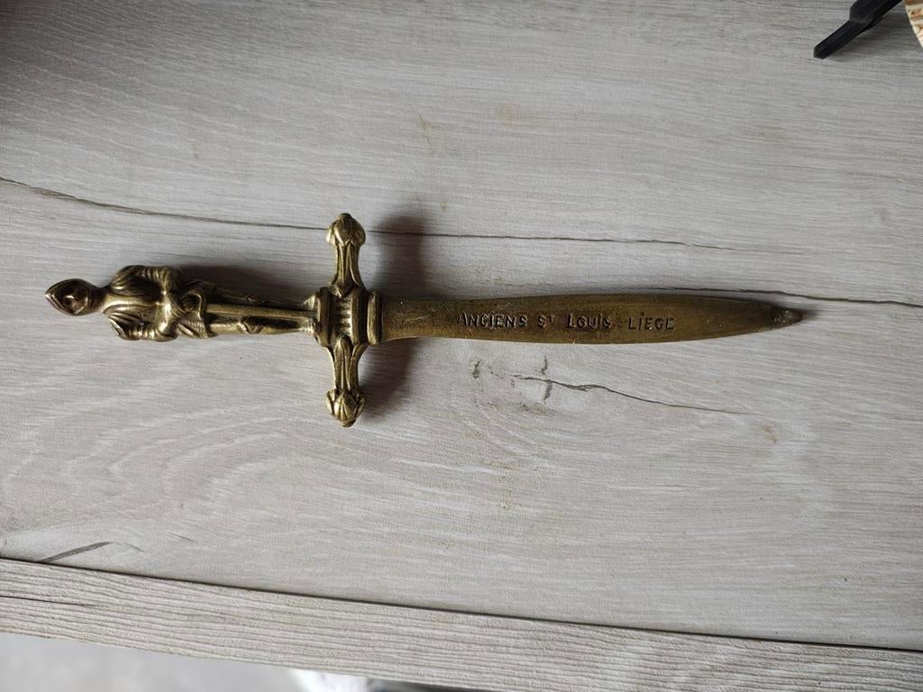 Ouvre lettre en bronze, Antiquités & Art, Enlèvement ou Envoi