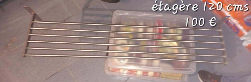 Étagère en inox 120cms, Enlèvement, Comme neuf