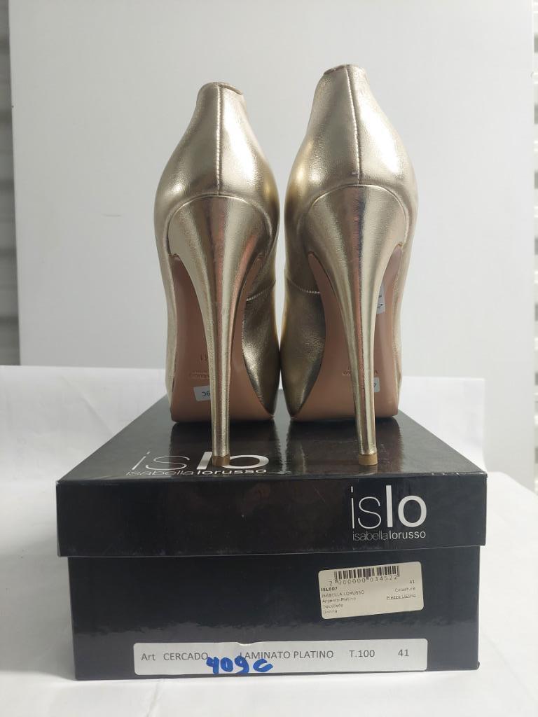 409C* ISLO - sexy zilveren pumps met peeptoe (41), Kleding | Dames, Schoenen, Nieuw, Pumps, Overige kleuren, Verzenden