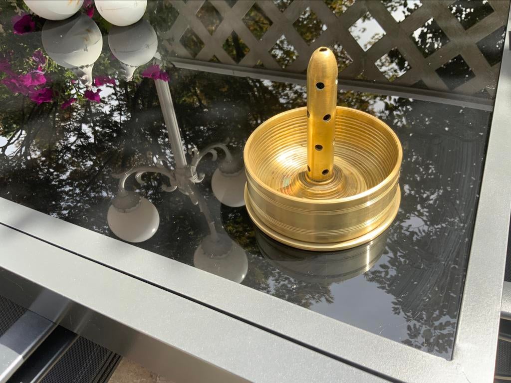 Obus en laiton datant de la seconde guerre, Antiquités & Art, Enlèvement ou Envoi