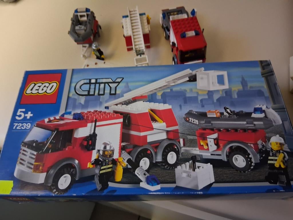 Lego City 7239 brandweer, Ophalen of Verzenden, Lego