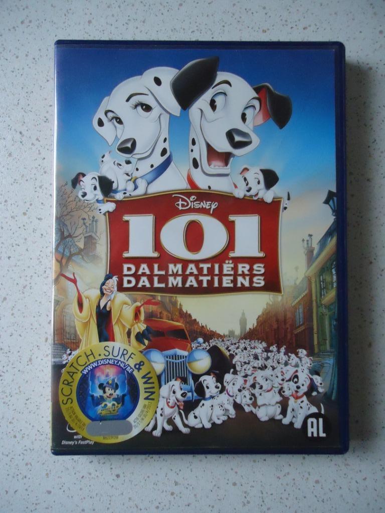 DVD van Walt Disney "101 Dalmatiërs" in Prima Staat !, Ophalen of Verzenden, Gebruikt, Overige genres