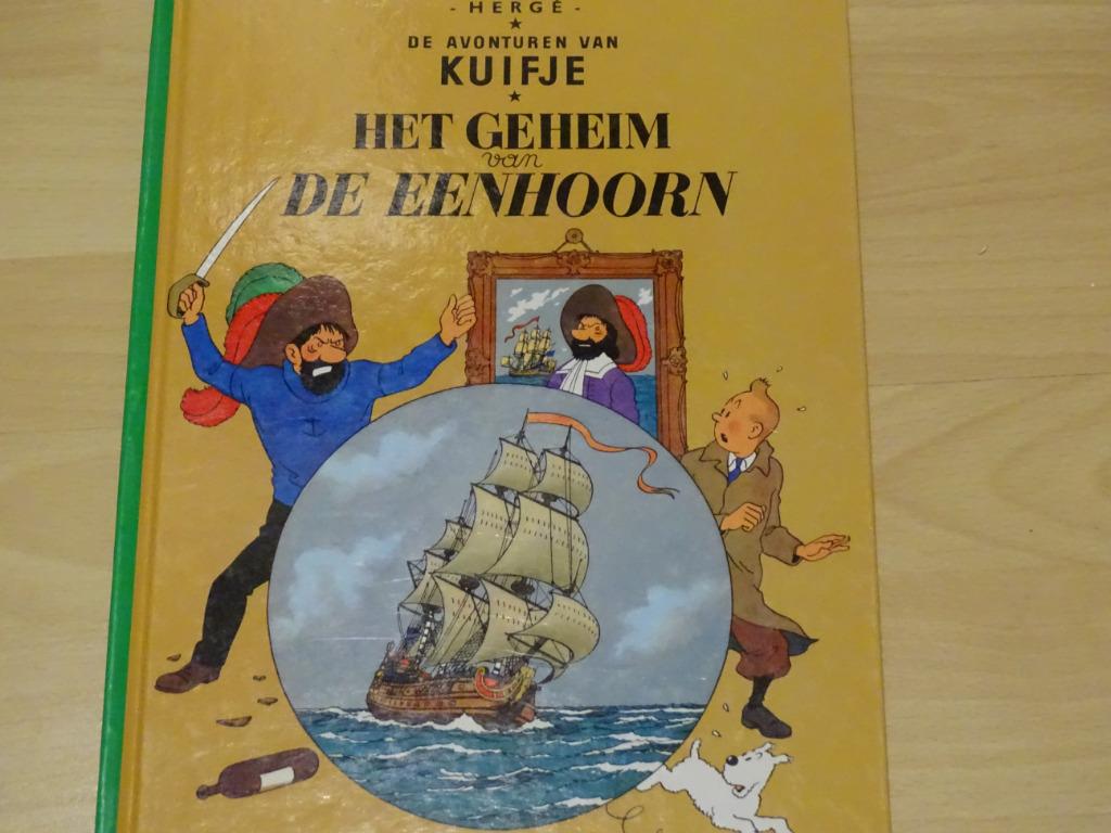 Kuifje - Het geheim van den eenhoorn - Hardcover, Une BD, Enlèvement ou Envoi, Comme neuf, Herge