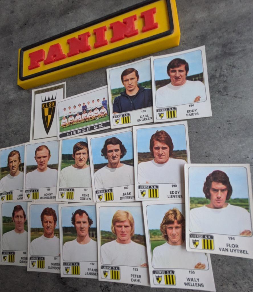 PANINI FOOTBALL 1973/74 LIERSE SK  15X STICKERS 1973 VOETBAL, Verzenden