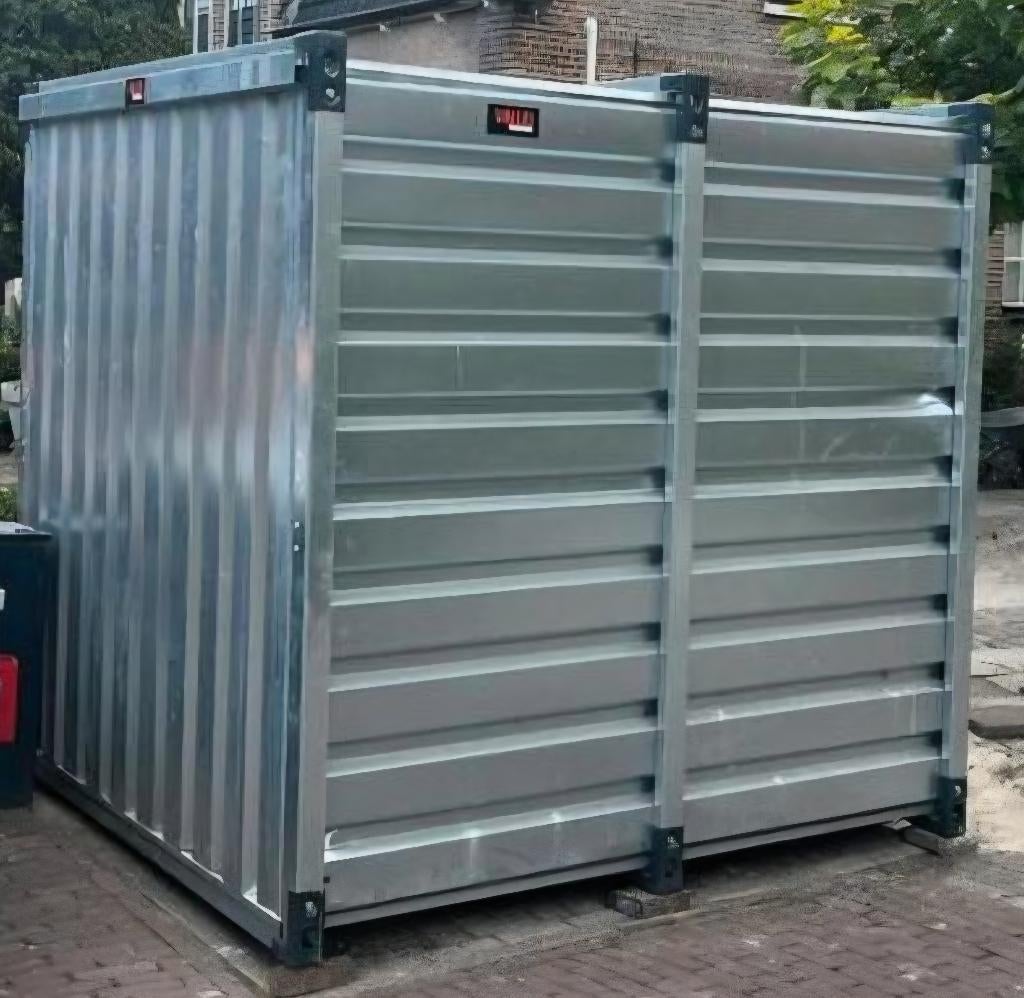 Conteneur démontable., Enlèvement