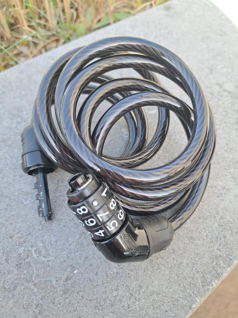 Cable antivol Abus neuf, Vélos & Vélomoteurs, Enlèvement ou Envoi, Comme neuf